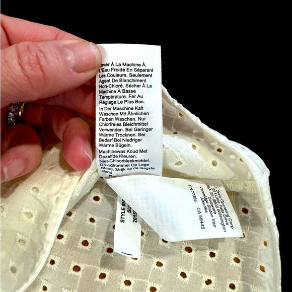 NWT Madewell Eyelet Shirt - Picture 7 of 10